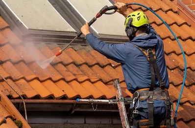 Démoussage et hydrofuge de toiture à Cressat